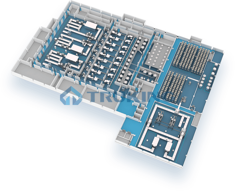 Solution intégrée pour la production orale de liquide